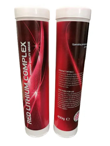 RED LITHIUM COMPLEX HIGH TEMP GREASE NLGI 2