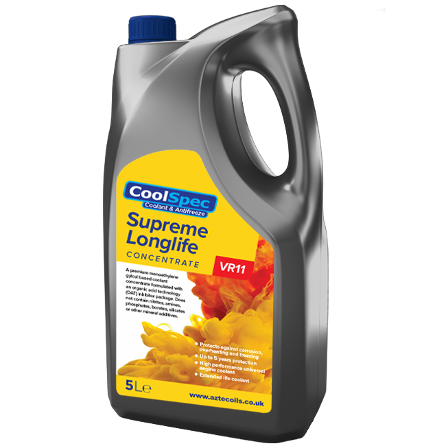 SUPREME YELLOW LONGLIFE VR11 ANTIFREEZE / COOLANT (WIN019)